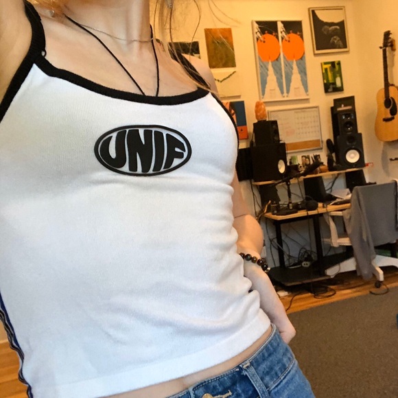 UNIF “MEL TANK” SPORTY SPICE GIRL CROP TOP SMALL S
